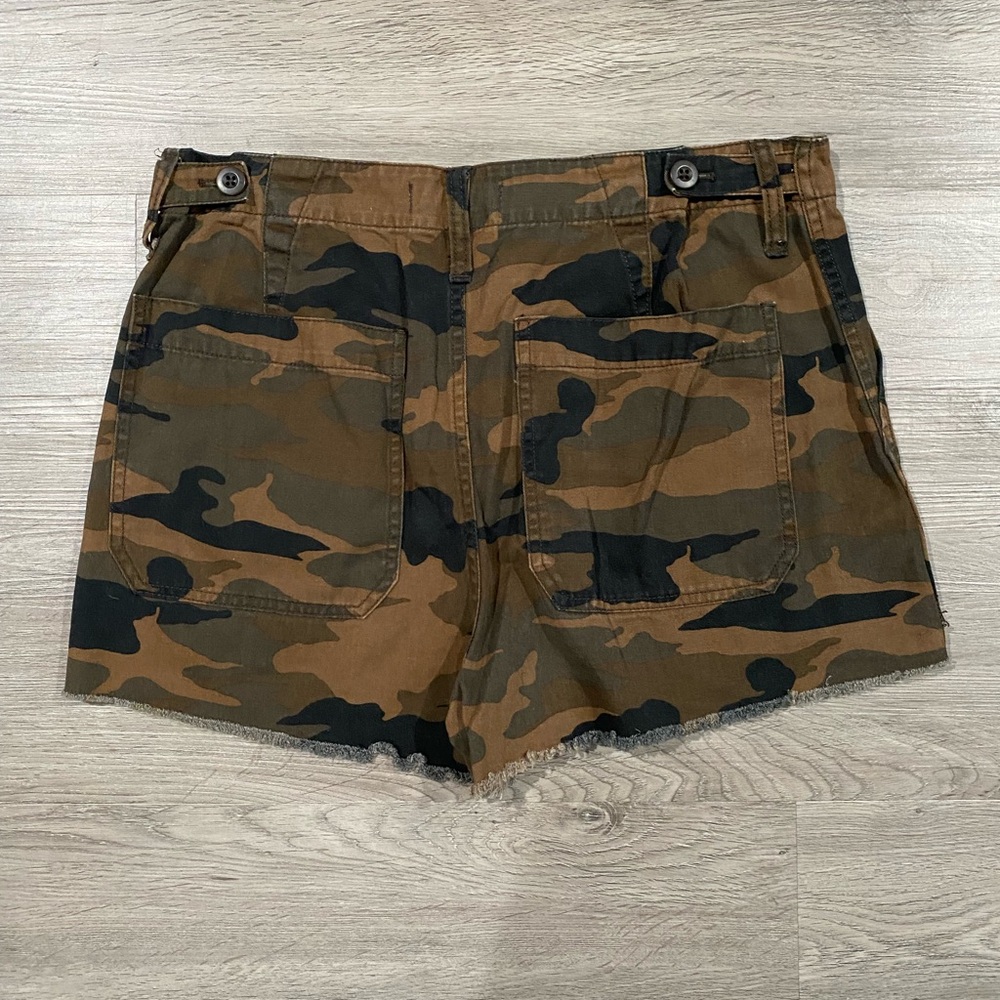 Madewell Camouflage Women's Cargo Shorts‎ Cut Off 30 - Picture 4 of 7
